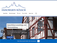 Tablet Screenshot of immokoelsch.com